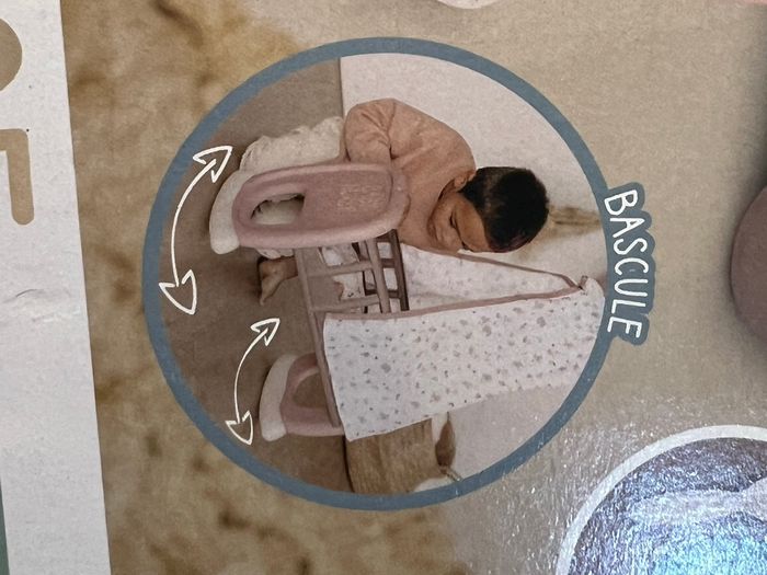 Chaise haute et bercelonnette pour poupée smoby - photo numéro 9