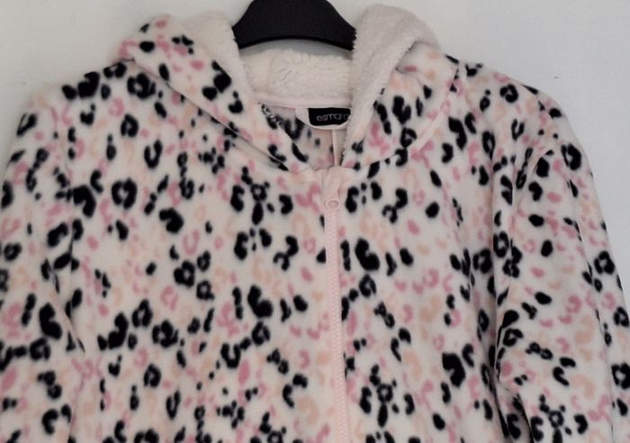 Combinaison imprimée à capuche en pilou - photo numéro 2