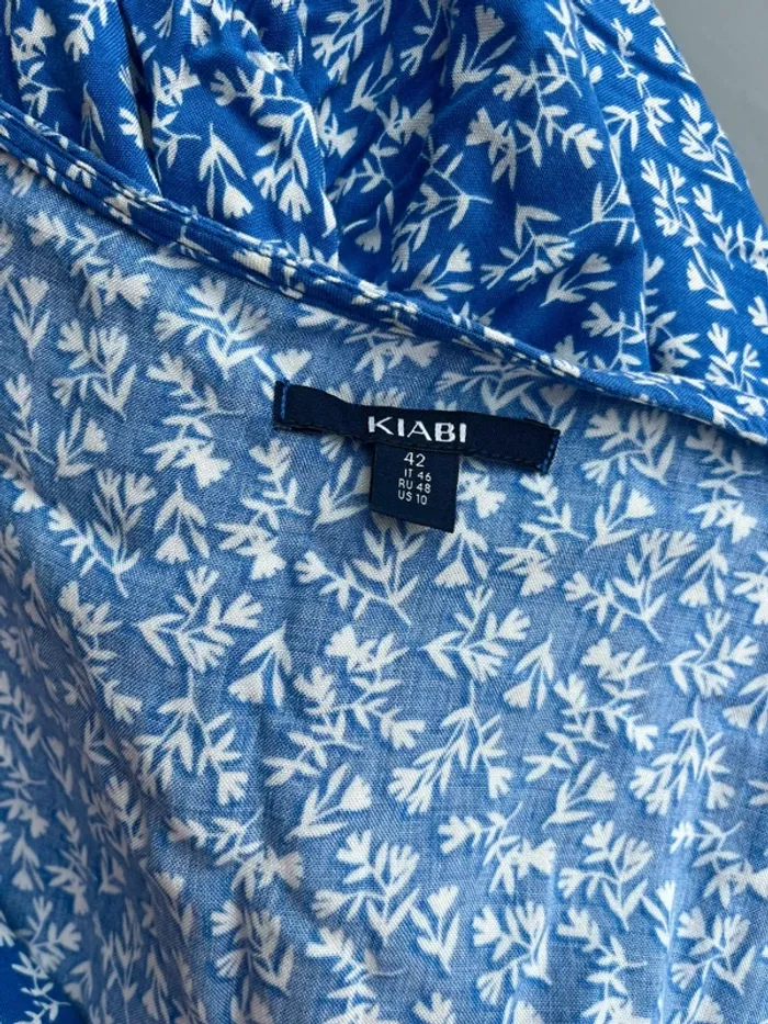 Robe fleurie bleu - photo numéro 4