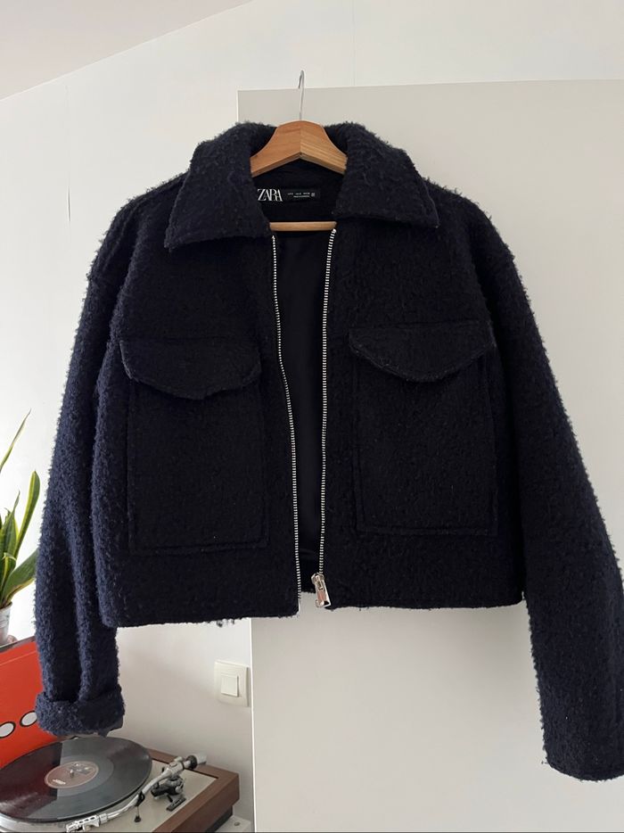 Manteau Zara bleu - photo numéro 2