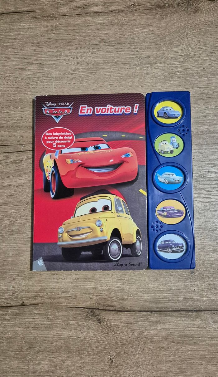 Livre labyrinthe sonore : Cars
