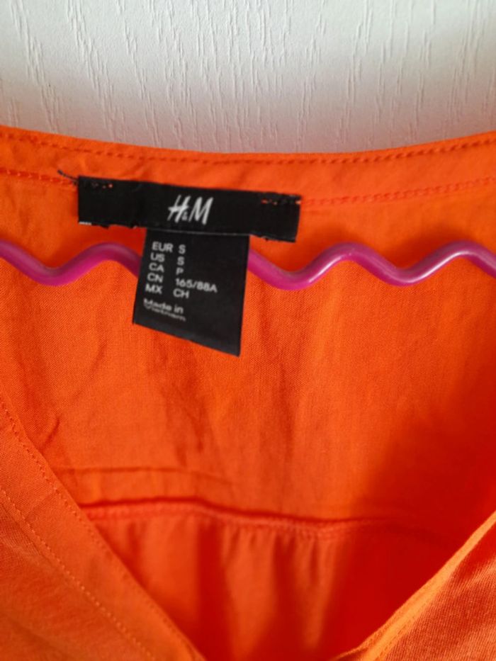 Blouse fluide orange H&M - photo numéro 2