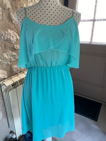Robe turquoise