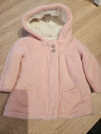 Manteau chaud fille 9 mois
