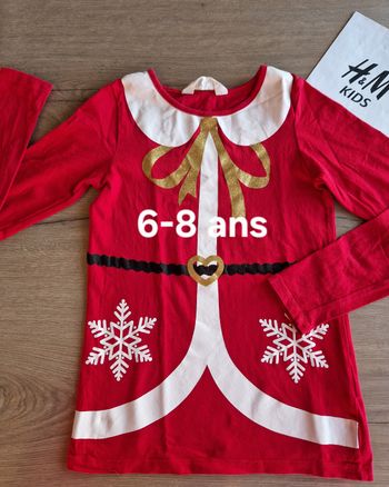 Pull de Noël 6-8 ans h&m