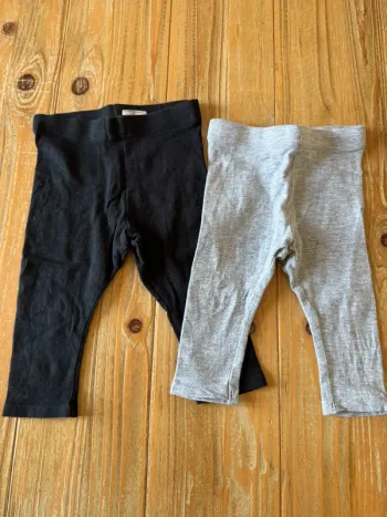 Leggings noir et gris
