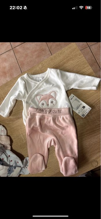 Pyjama 2 pièce bébé fille 