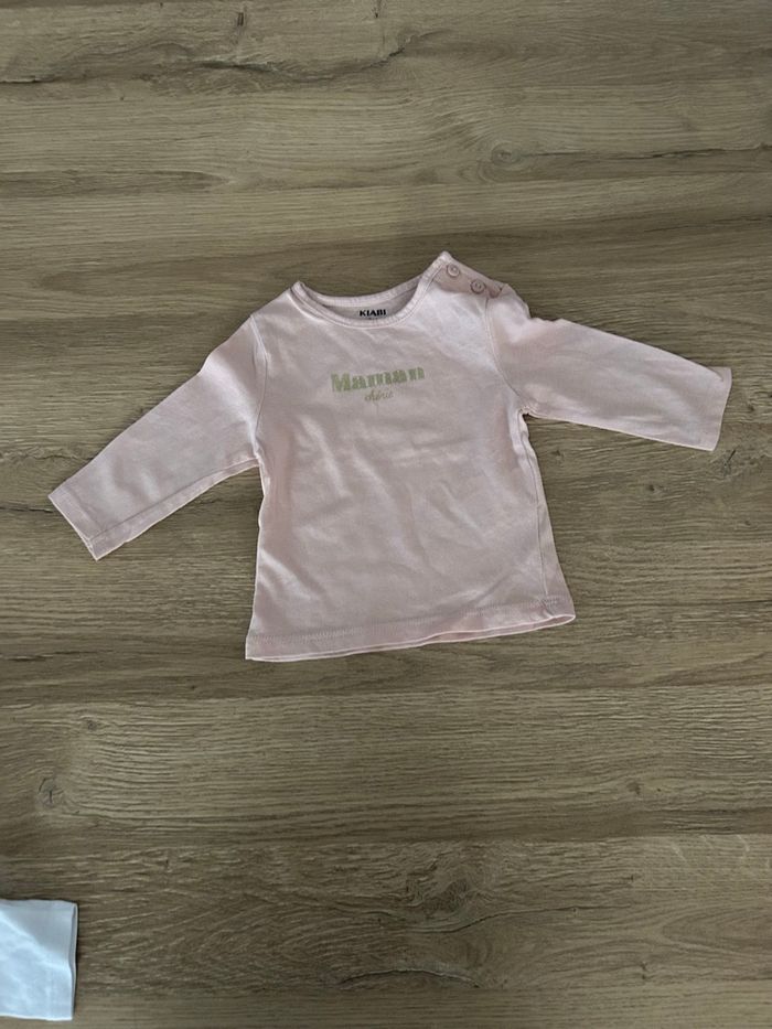 Lot 2 pulls bébé fille taille 3 mois Kiabi - photo numéro 4
