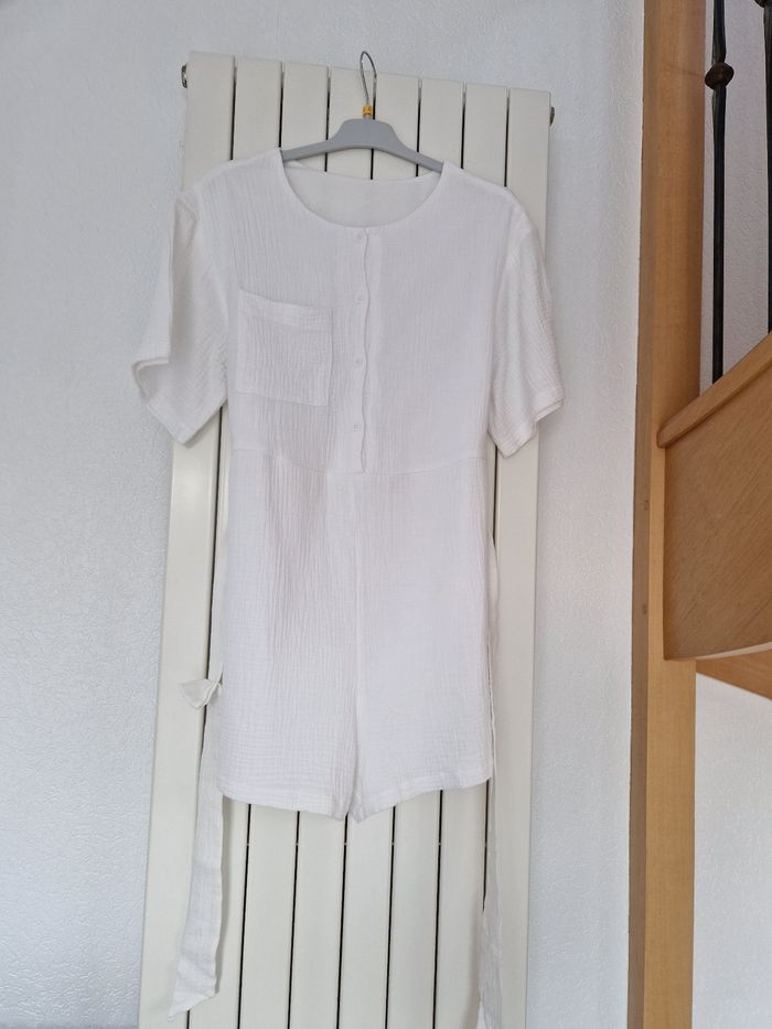 combi short doublé avec ceinture