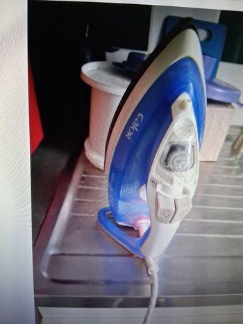 Fer à vapeur " calor" bleu