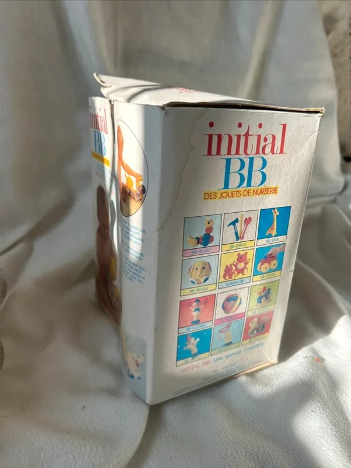 Jouet vintage Initial BB Roul’Boul’ années 80 avec boîte - photo numéro 4