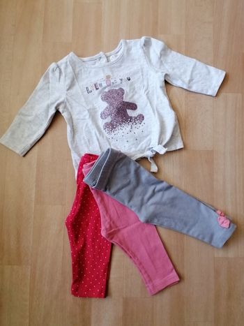 Lot legging + t-shirt