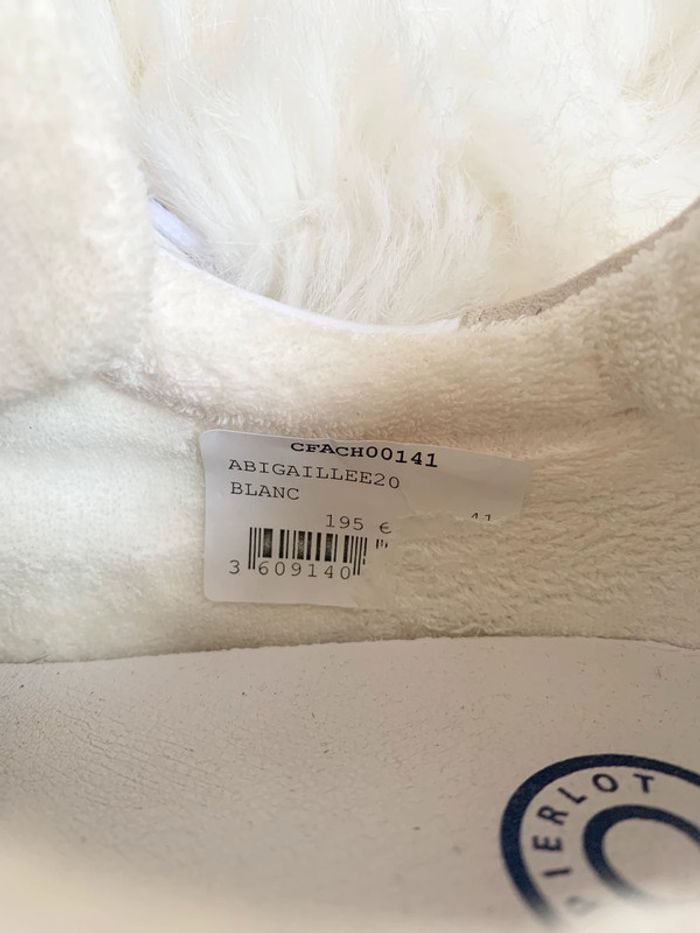 Très belle baskets en cuir suédé Claudie Pierlot Paris | pointure 41 | neuf avec étiquette - photo numéro 7
