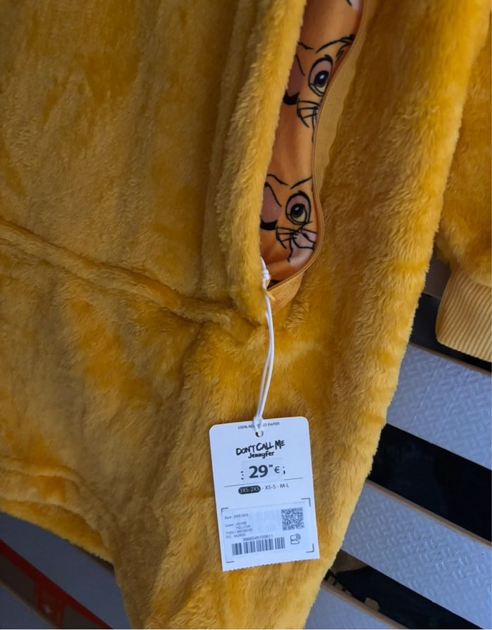 Sweat à capuche Roi Lion Disney Taille 3XS/2XS - photo numéro 2