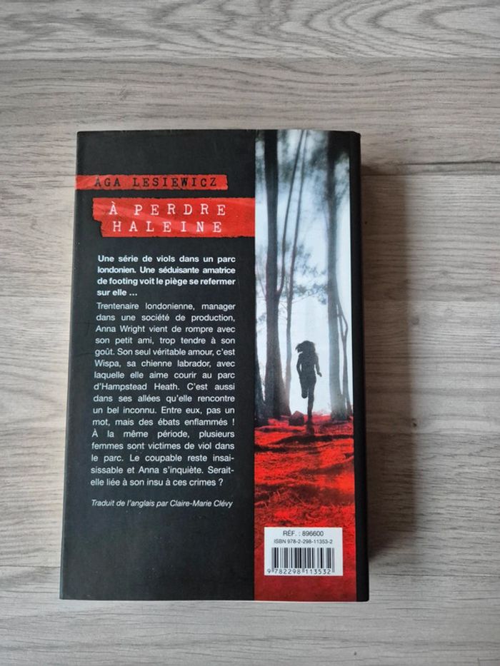 Livre Aga Lesiewicz - A perdre haleine - photo numéro 2