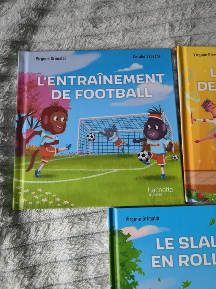 Lot de 5 livres pour enfants esprit sportif de Virginie Grimaldi - photo numéro 2