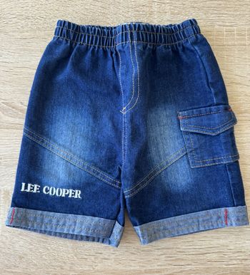 Short bermuda en jean bleu pour garcon Lee Cooper