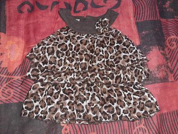 Superbe robe léopard 6mois