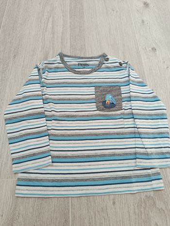 T-shirt manches longues 18 mois