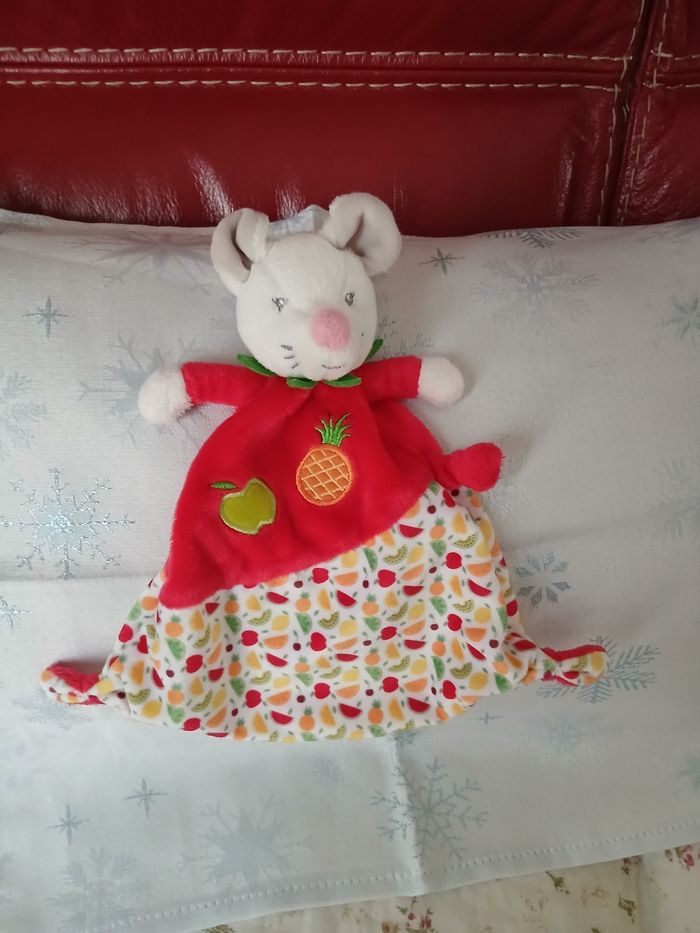 Nicotoy: Doudou Petite Souris coloris pepsy