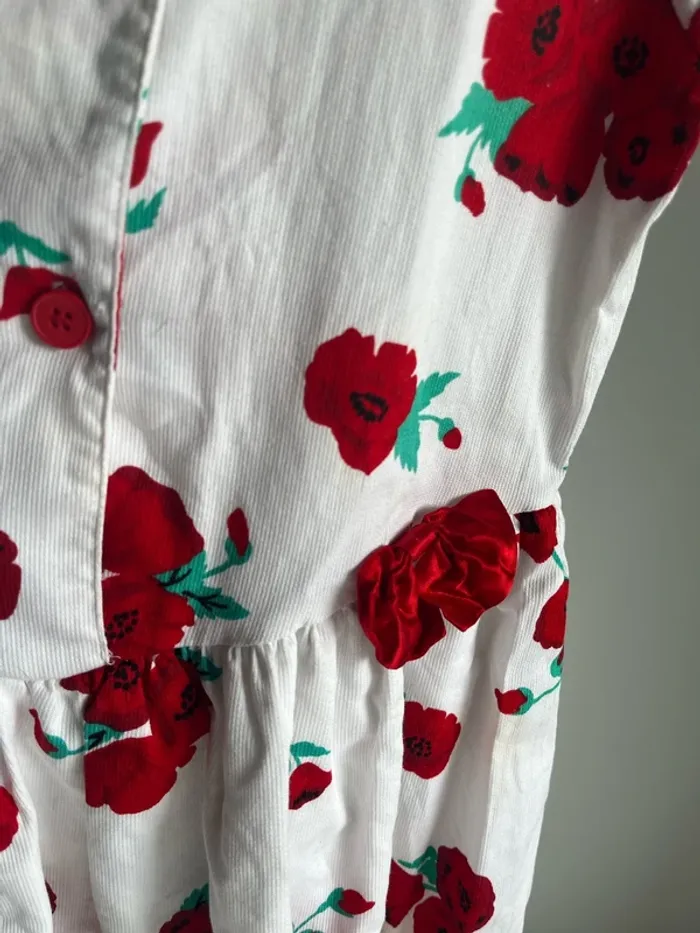 Robe cérémonie coquelicots fille - photo numéro 11