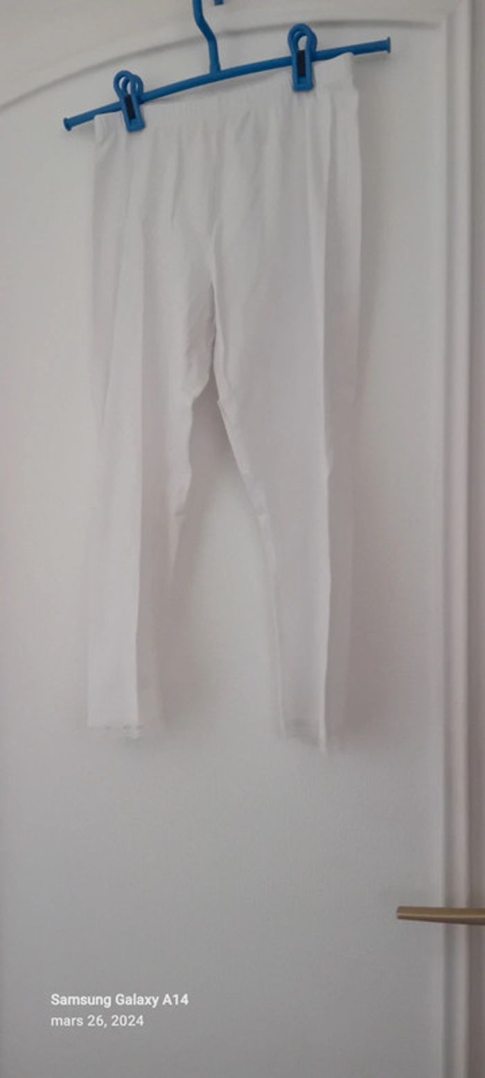 Leggings blanc bas en dentelle fille 164 cm h&m - photo numéro 7