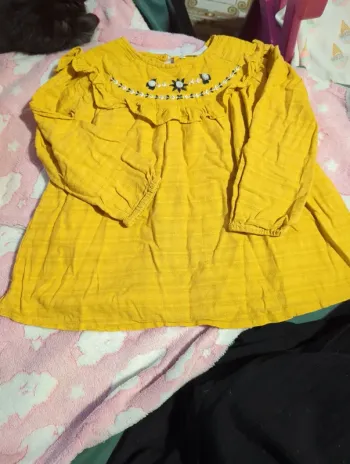 Blouse orchestra moutarde