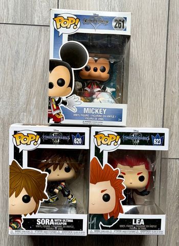 Lot de 3 Figurines Funko Pop Jeux Vidéos Kingdom Hearts