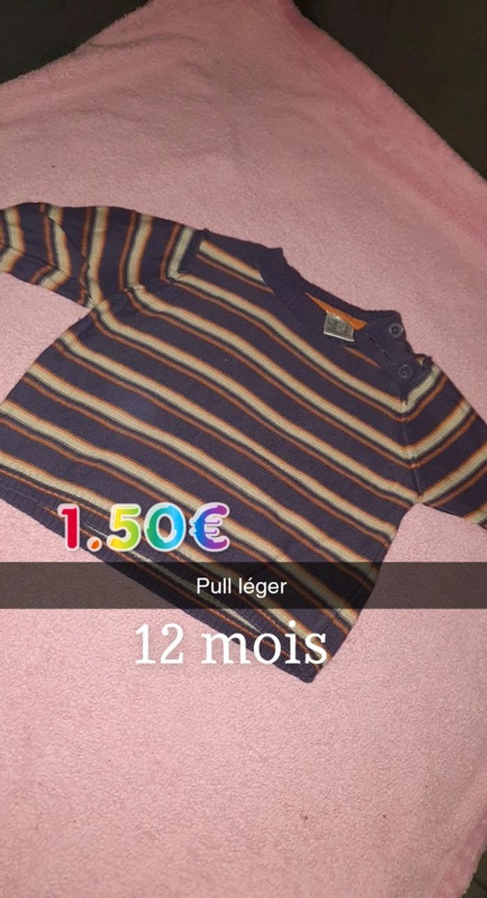Pull leger garçon