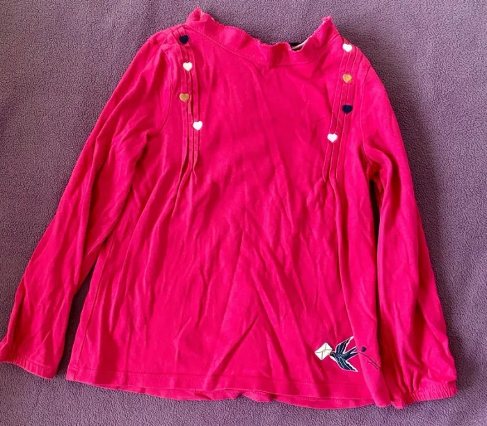 Tee-shirt manche longues fille 6 ans sergent major