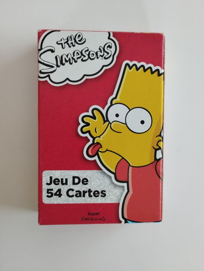 Jeu de cartes Simpsons