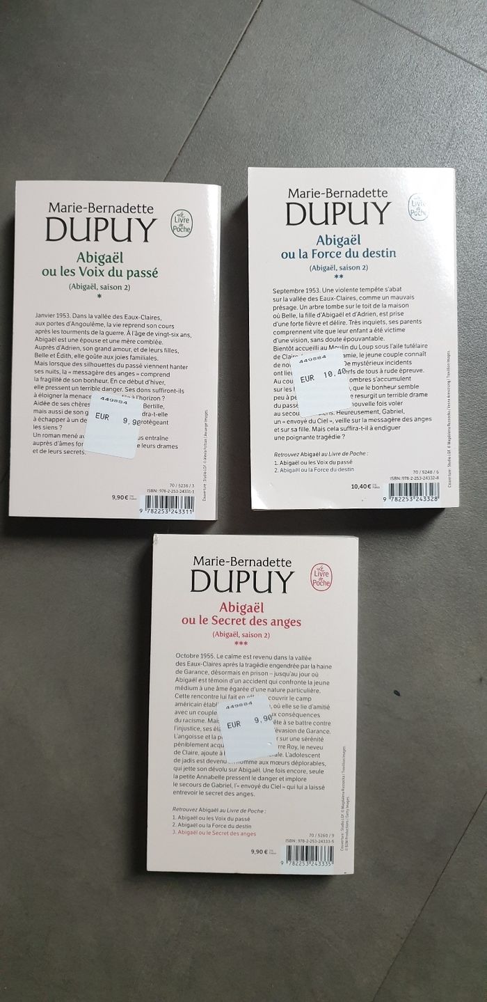 Série complète "ABIGAËL" – Marie-Bernadette Dupuy – LIVRES NEUFS 📚 - photo numéro 2