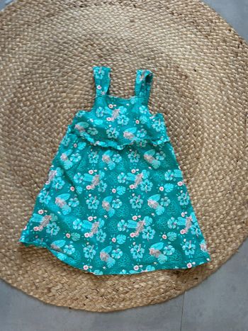 Robe verte bébé fille in extenso