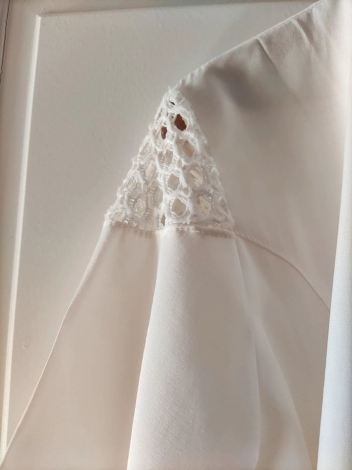 Tunique blanche été chic cérémonie - photo numéro 3