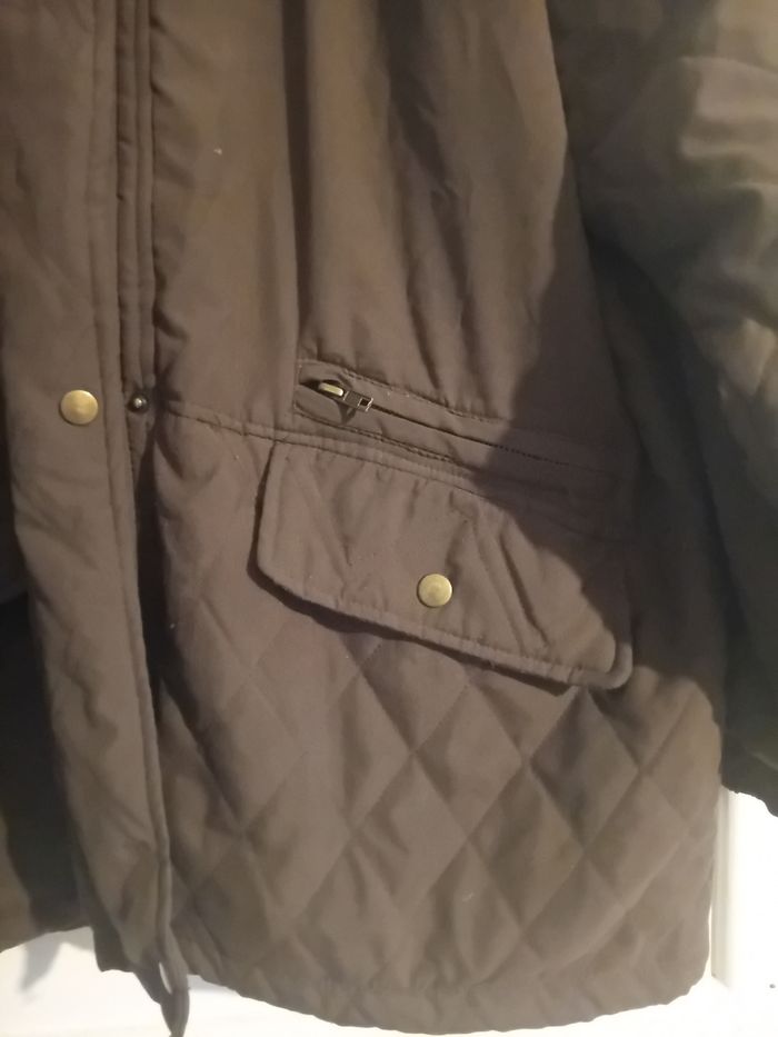 Parka matelassée marron - photo numéro 3