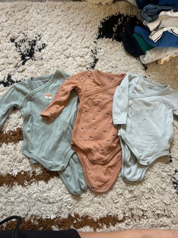 Lot de 3 bodies kiabi