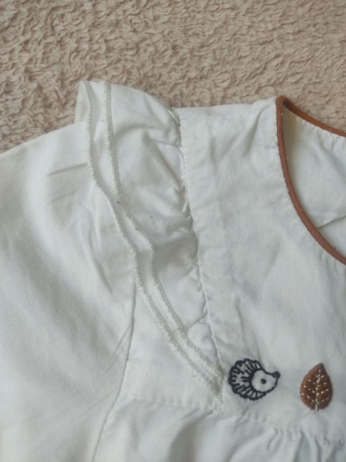 Chemisier thème automnal Obaïbi - Taille 18 mois - Très bon état - photo numéro 4