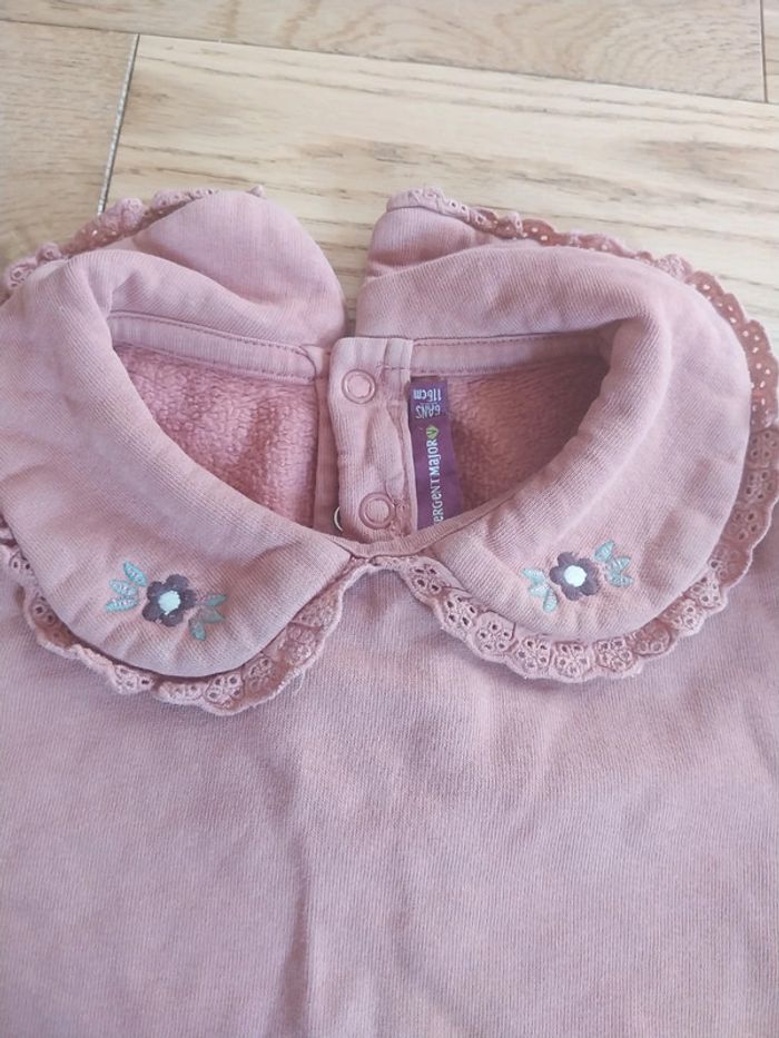 Sweat-shirt col claudine 6 ans - photo numéro 2