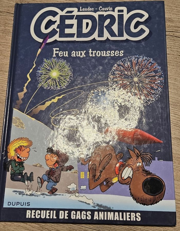 BD Cédric Feu aux trousses, recueil de gags