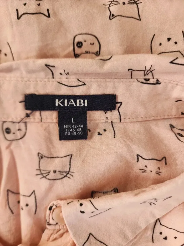 🌸Chemise Petits Chats 🌸Kiabi 🌸Taille 40🌸 - photo numéro 6