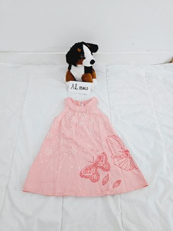 Robe à fleurs et papillon Orchestra bébé fille 12 mois 1 an