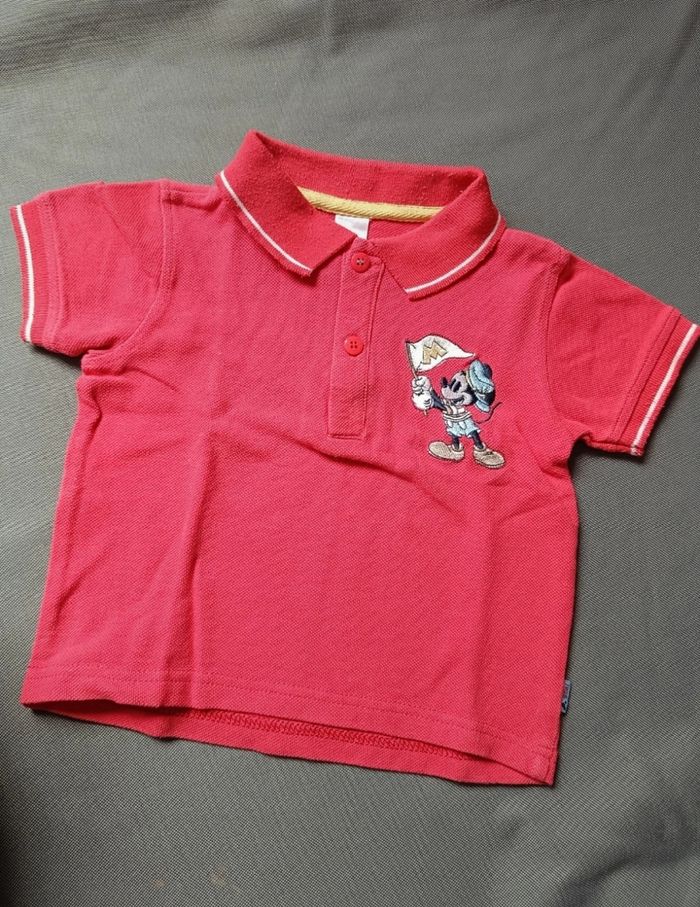 Polo rouge Mickey - photo numéro 2