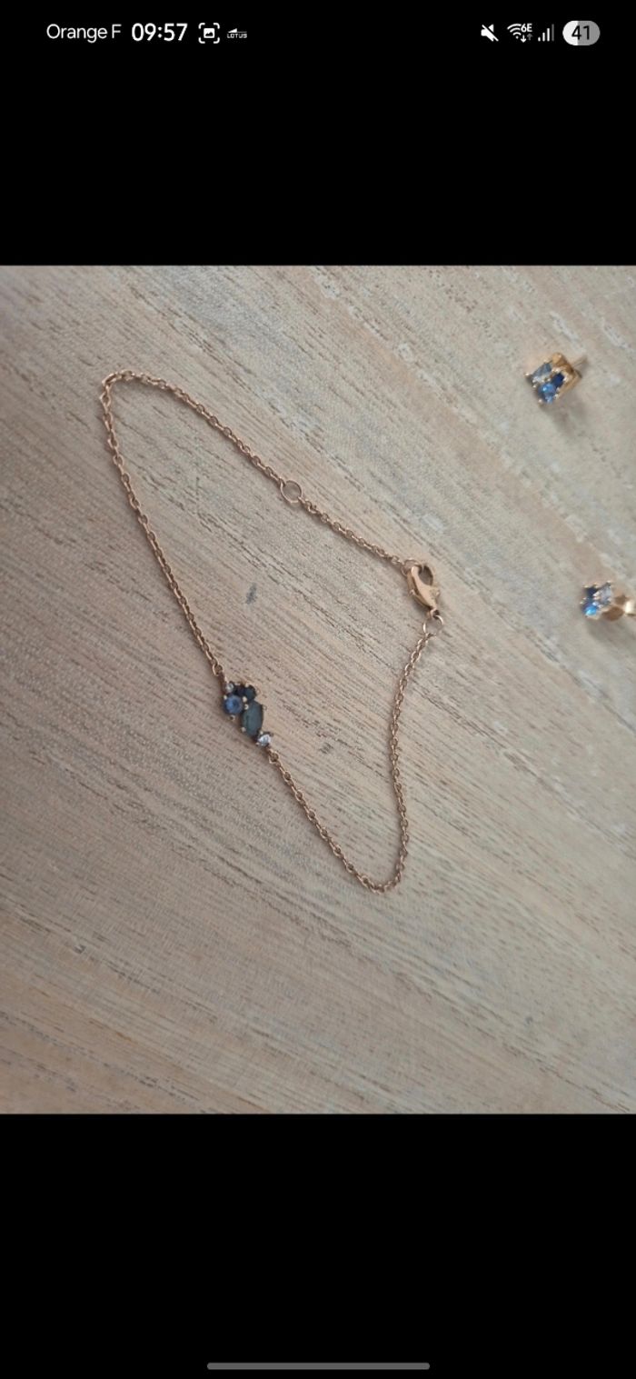 Ensemble bracelet et boucles d'oreilles - photo numéro 2