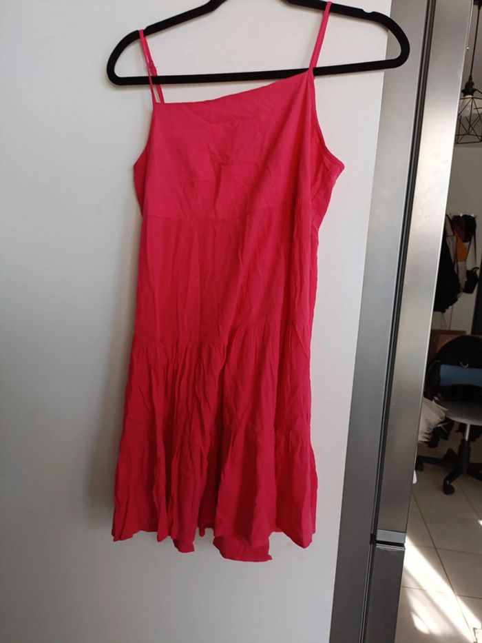 Robe courte légère dos lacé Kiabi S 100% viscose