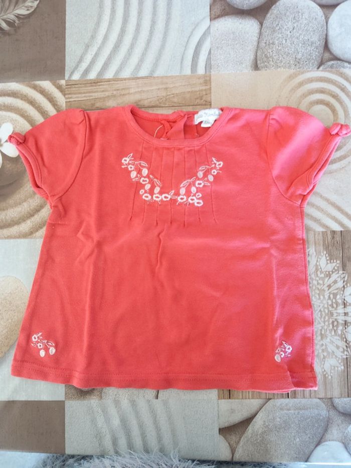 Tee-shirt fille 12 mois