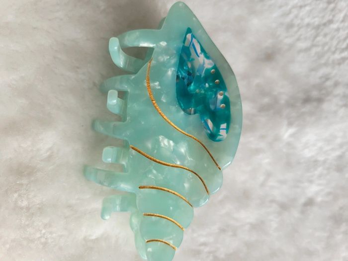 Pince a cheveux coquillages - photo numéro 5