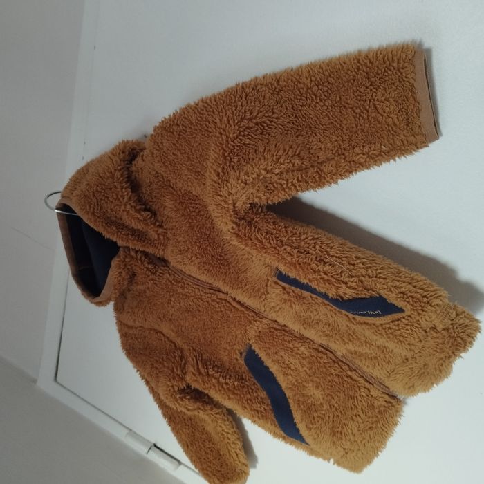 Manteau blouson peluche à capuche 18mois Quechua - photo numéro 2