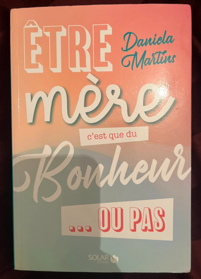 Livre Être mère c’est que du bonheur ou pas Daniela Martins