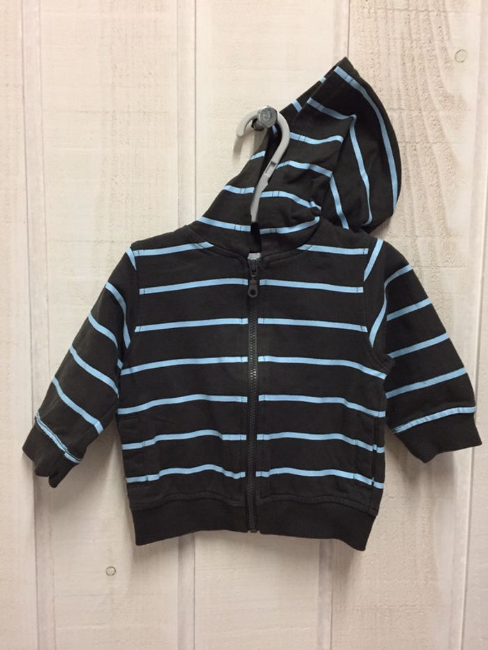 Sweat capuche zippé - Kimbaloo - 6m