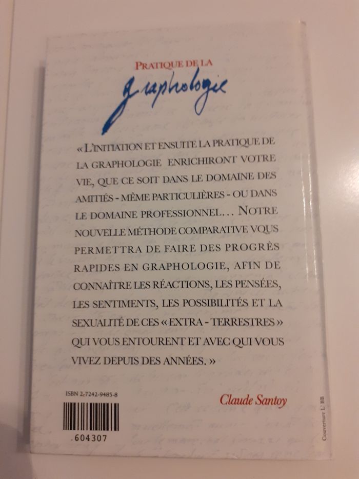 Livre "Pratique de la graphologie " - photo numéro 2